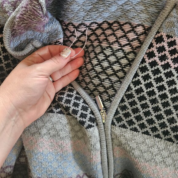 Zippered Cardigan - Picture 2 of 2
